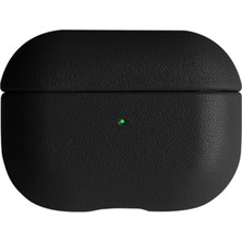 TeknoKapsül Apple Airpods 3 (3.nesil) 405 Deri Kılıf - Siyah