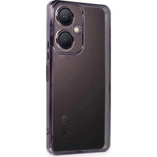 TeknoKapsül Vivo Y27 Kılıf Razer Lensli Silikon - Mor