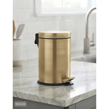 Titanium Design Mutfak /banyo Pedallı Çöp Kovası 5 Lt