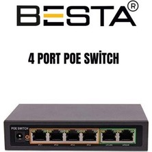 TeknoKapsül 4 Port Poe Switch KD0420FL