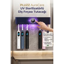 MMctech Şarj Edilebilir Diş Fırçası Tutacağı ve Sensörlü Uv Sterilizatör (Philips LED Teknolojisi)