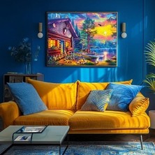 TeknoKapsül 1000 Parça Evening Sunset Temalı Eğlenceli Yapboz