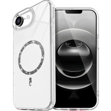 TeknoKapsül Apple iPhone 16E Live Diamond Magsafe Kapak - Şeffaf