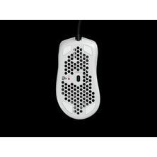 TeknoKapsül Parlak Beyaz Rgb Kablolu Oyuncu Mouse, Yüksek Performans ve Estetik Tasarım