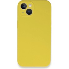 TeknoKapsül Apple iPhone 13 Mini Kılıf Lansman Legant Silikon - Sarı