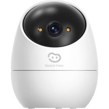TeknoKapsül Beans View D210 2k | Akıllı Iç Mekan Wifi Ip Güvenlik Kamerası | 360° Hareket Takibi | Renkli Gece