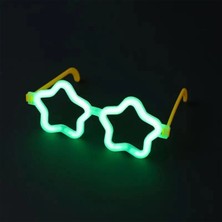 TeknoKapsül 12 Adet Yıldız Glow Gözlük – Glow Partisi ve Etkinlik Için