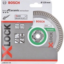 TeknoKapsül Seramik Kesim Için Turbo Segman Elmas Kesme Diski, 125 mm
