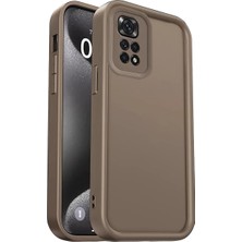 TeknoKapsül Xiaomi Redmi 10 2022 Kılıf Viera Silikon - Kahverengi