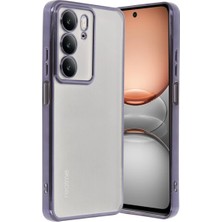TeknoKapsül Realme C75 4g Kılıf Razer Lensli Silikon - Mor