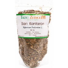 Taze Zencefil Sarı Kantaron Çayı
