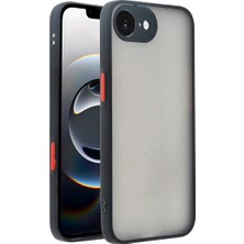TeknoKapsül Apple iPhone 16E Kılıf Montreal Silikon Kapak - Siyah