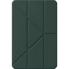 TeknoKapsül Newface Apple Ipad 2025 10.9 10.nesil (A16) Mera Kalemlikli Tablet Kılıfı - Koyu Yeşil