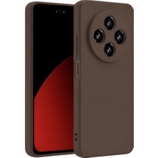 TeknoKapsül Xiaomi Redmi 14C Kılıf First Silikon - Kahverengi