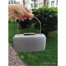 TeknoKapsül Lowell Home Gümüş Simli Abiye Çanta
