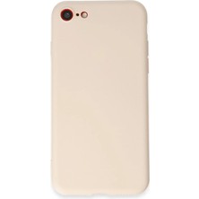 TeknoKapsül Apple iPhone 7 Kılıf First Silikon - Krem