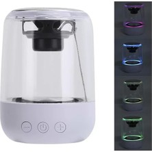 TeknoKapsül Magicvoice MV-24696 600 Mah Taşınabilir Rgb Mikrofonlu Aux-Tf-Bluetooth 3 Watt Hoparlör (Beyaz)