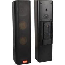 TeknoKapsül Magicvoice Mv-28 2X13 cm 40 Watt Komütatörlü Hat Trafolu Siyah Dikey Sütun Hoparlör (Tekli Paket)