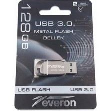 Everon 128 GB USB 3.0 Metal Flash Bellek Hızlı Veri Aktarımı Taşınabilir Bellek