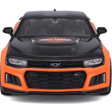 TeknoKapsül Maisto 1:24 H-D Custom - 2017 Chevrolet Camaro Zl1,black/orange