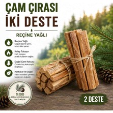 2 Deste Doğal Çam Çırası – Mangal ve Barbekü Yakacağı – Kolay Tutuşan Çıra 🔥daha Kısa Alternatif: