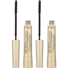 L'Oréal Paris Loreal Telescopic Uzun Görünüm Veren Siyah Maskara Seti