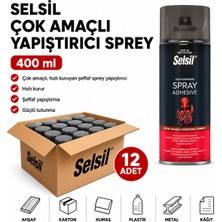Selsil Arge Toptan Çok Amaçlı Yapıştırıcı Sprey 400 ml 12 Adet