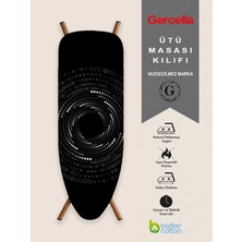 Gercella (Hediyeli) Cross Ütü Masası Kılıfı Bezi Örtüsü
