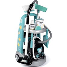 Nur Store 7600330316 Smoby Temizlik Arabası ve Elektrikli Süpürgesi Oyun Seti