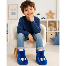 MyChild Erkek Çocuk Panduf Cırt Cırtlı Kaydırmaz Taban Anaokulu Kreş Ev Ayakkabıs