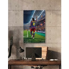 SML Tablo Ronaldinho Barcelona Legend Tarihin En Iyisi Dikey Kanvas Tablo