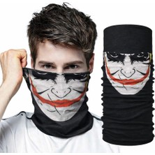 Nur Store Joker Desenli Çok Amaçlı Buff – Yüz, Boyun ve Bandana Maskesi 5 No