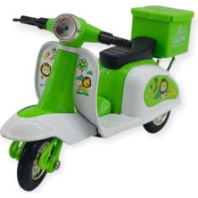 Nur Store Çek Bırak Metal Vespa Motor cm - FY361A-D-YEŞİL - 1 Adet