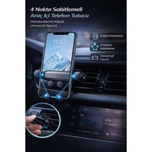 Mikasso Ferrari F 355 360 Dönebilen Araç Telefon Tutucu Vakumlu Magsafe Destekli Telefon Tutucu Siyah