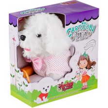 Nur Store PFT-B025 Yürüyen Tasmalı Peluş Köpek