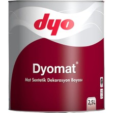 Nur Store Mat Mat Dekorasyon Boyası 2,5 Litre Beyaz