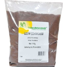 Nur Store Üzüm Çekirdeği Öğütülmüş Doğal 1000 gr Paket