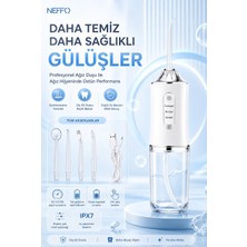 Neffo Şarj Edilebilir Taşınabilir Diş Protez Bakım ve Ağız Duşu Yüksek Kapasite