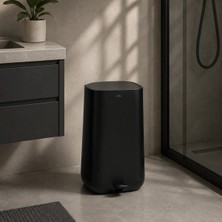 Vivarel Vera Çöp Kovası- Mat Siyah 30 L