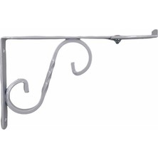 Nur Store Ayarlı Ferforje Raf Altı No:2 Beyaz 20X15