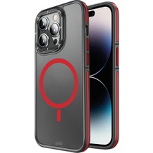 Wonew Strong iPhone 14 Pro Magsafe Kırmızı Kılıf
