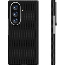 Galaxy Z Fold 8 Ultra Uyumlu Kılıf M-Safe Şarj Özellikli Zore Paris Zerre Sert Pc Kapak Siyah