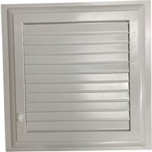 Nur Store Plastik Menfez 60X60 Beyaz Banyo Wc Halandırma