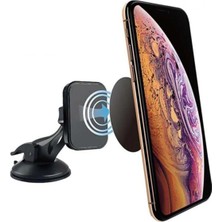 Mikasso Araba Içi Mıknatıslı Telefon Tutucu Siyah Fly IQ4404 Spark Uyumlu Pembe Metal