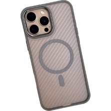 Wonew Fusion iPhone 16 Pro Magsafe Gri Kılıf