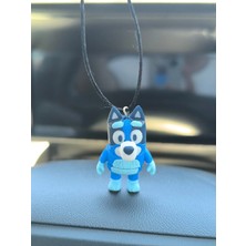 Mikasso Bluey Dog Mini Boy Araba Süsü - Dikiz Ayna Süsü Torpido Süsü