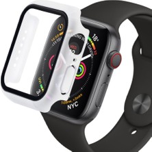 Wonew Apple Watch 44 mm Mat Şeffaf Kılıf