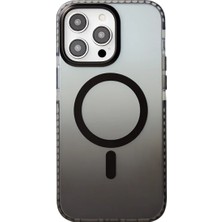 Wonew Gradyan iPhone 15 Pro Max Magsafe Siyah Kılıf