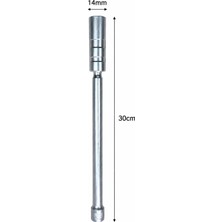 Mikasso 14 mm 30 cm Uzun Buji Lokma Mafsallı