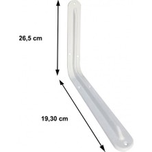 Nur Store Raf Altı 8X10 mm Beyaz